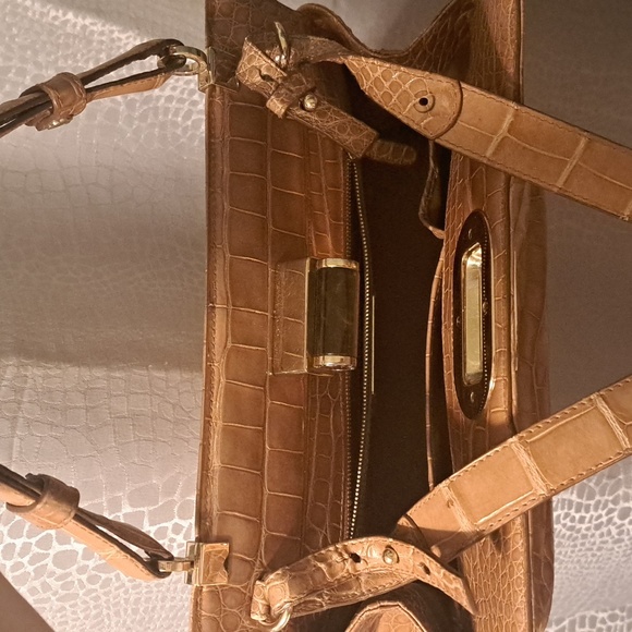 VERY RARE! Bulgari Isabella Rosselini Crocodile leather purse, beige - Picture 11 of 11